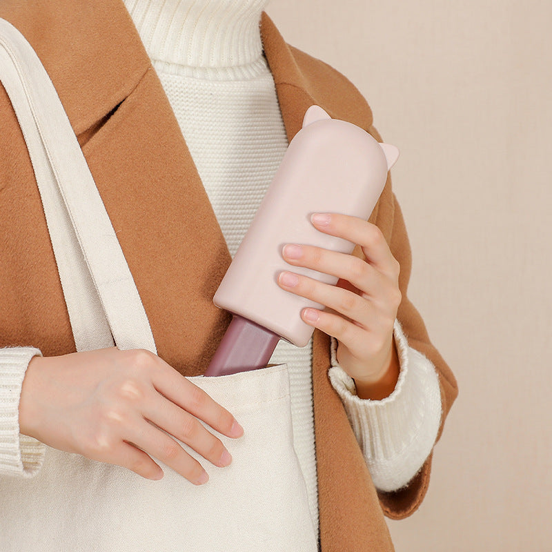 Cartoon Portable Double-sided Electrostatic Hair Removal Brush