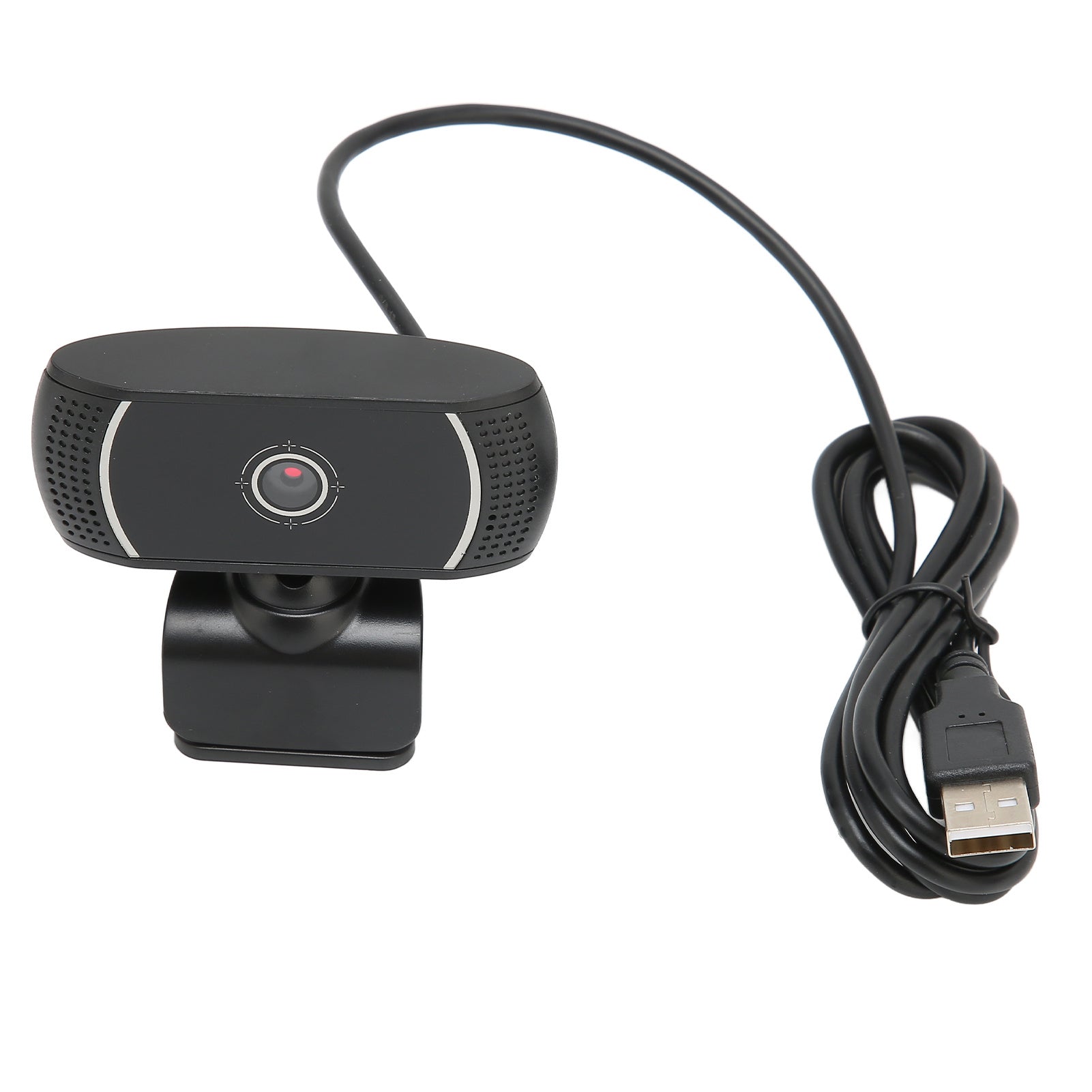 Computer Camera Plug and Play Online Class Live Conference Autofocus Flexible Driver Free 640x480 USB WebcamC200 Black Inner Mark 640x480P