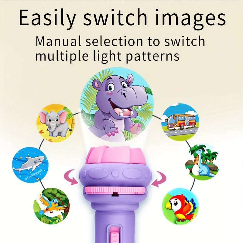 Children's Projection Flashlight, Educational Toy halloween christmas gift
