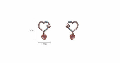 Heart earrings
