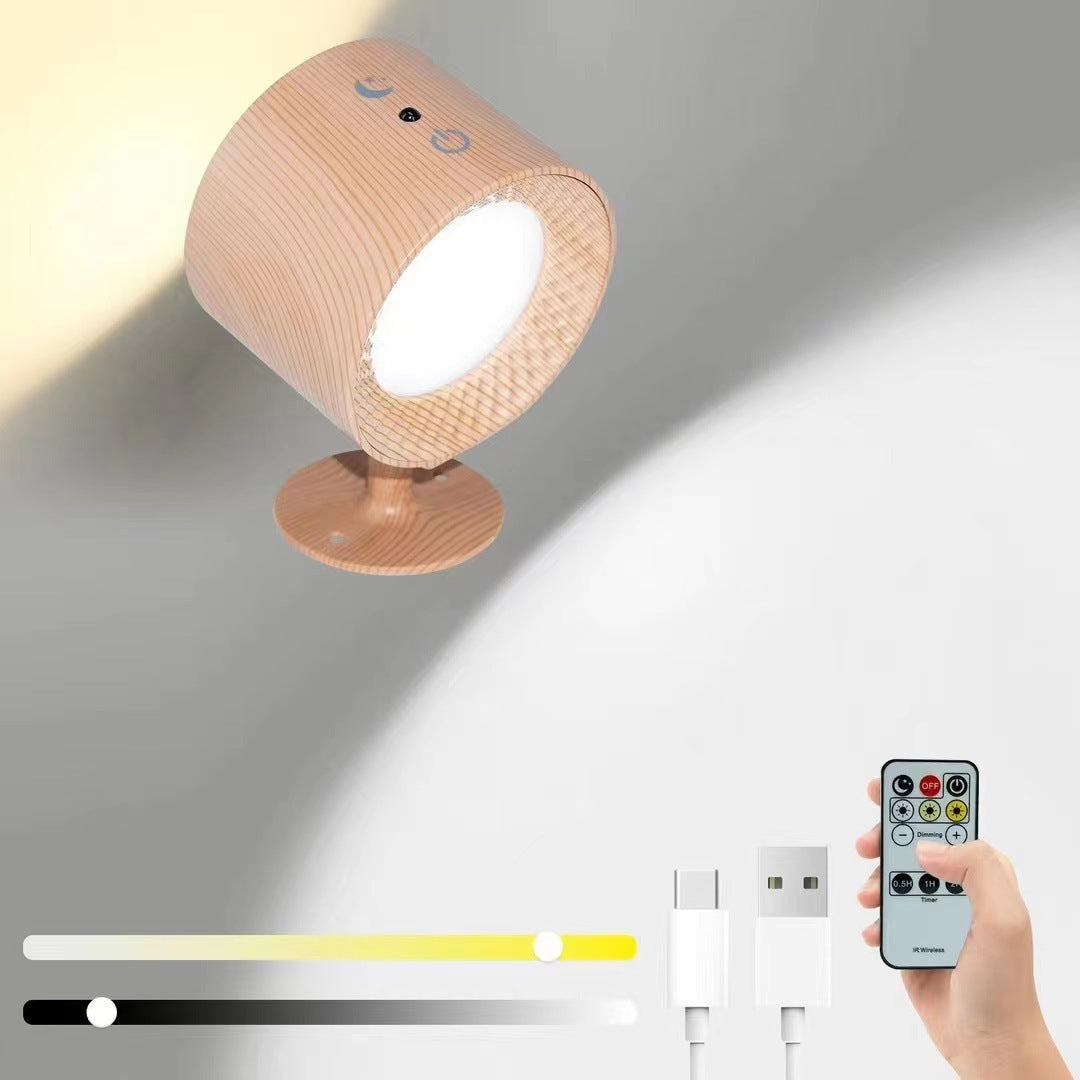 Magnetic Charging Bedroom Bedside Wall Lamp Reading Small Night Table