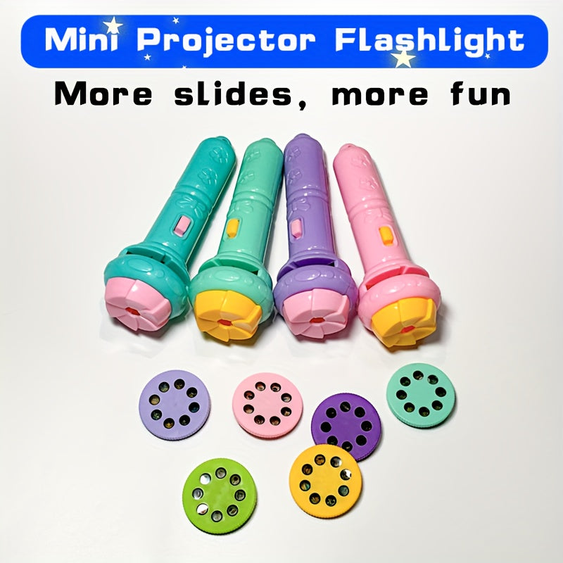 Children's Projection Flashlight, Educational Toy halloween christmas gift