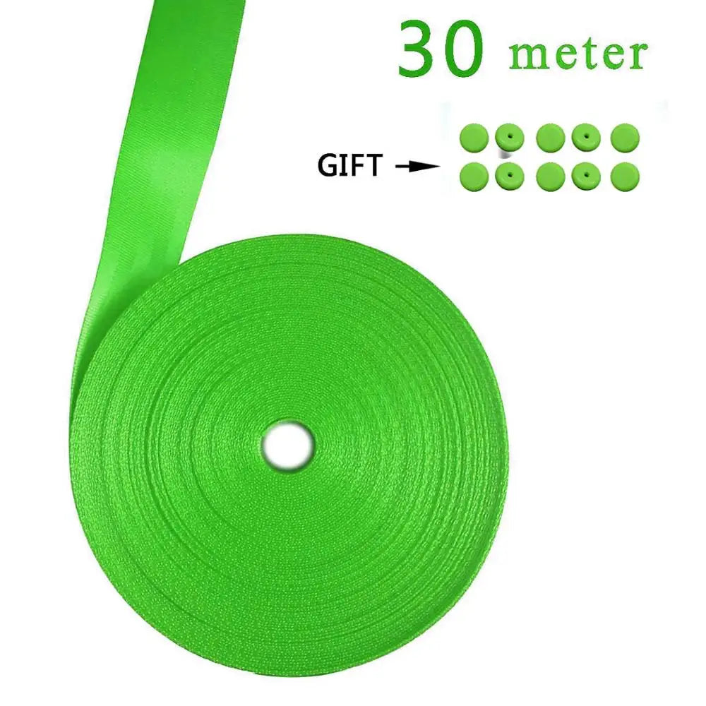 Green 3M-30M Personalized Modification Car Seat Belt Webbing Universal Car Child Safety Belt Car Accessories