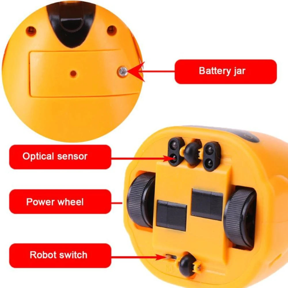 Creative Original Inductive electric robot Car Line Follower Magic Pen Toy Follow Any Line You Draw Xmas Gifts Educational toy