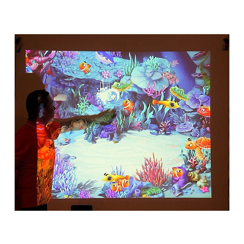 VR Kids Fun Zone AR Magic Ball Interactive Projection Wall Game AR Children Interactive Projector Games
