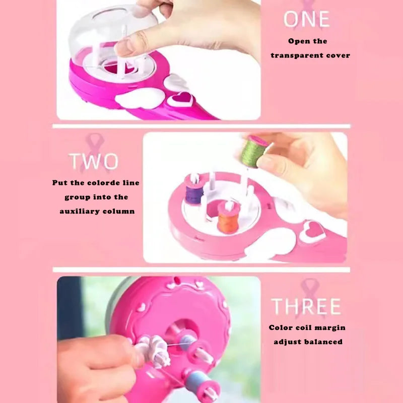 Magical Electric Hair Braider Automatic DIY Hairstyle Braiding Machine Twist Knitting Roll Toys Hair Styling Girls Child Gifts
