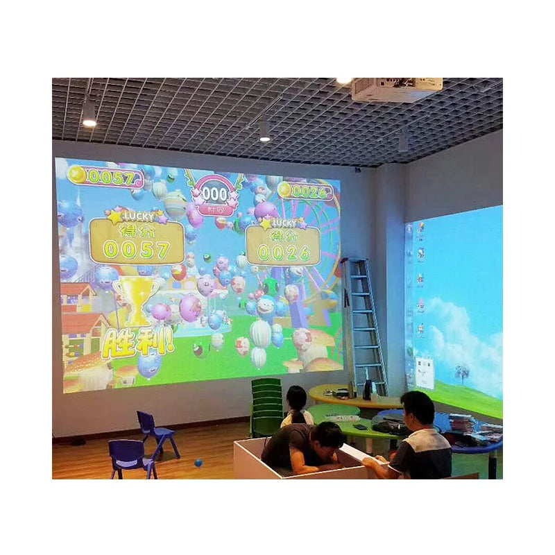 VR Kids Fun Zone AR Magic Ball Interactive Projection Wall Game AR Children Interactive Projector Games