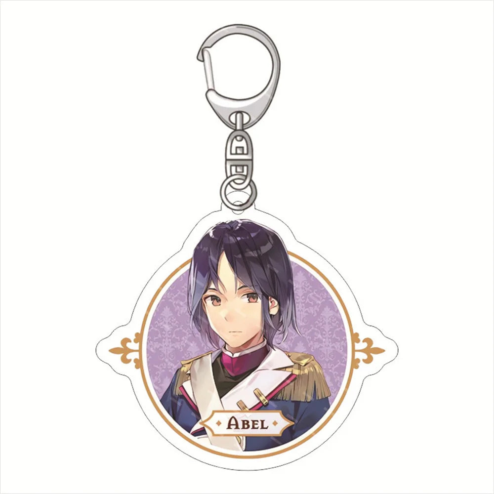 Cartoon Anime The Magical Revolution of the Reincarnated Princess Keychain Doll MagiRevo Acrylic Keyring Pendant for Child Gift