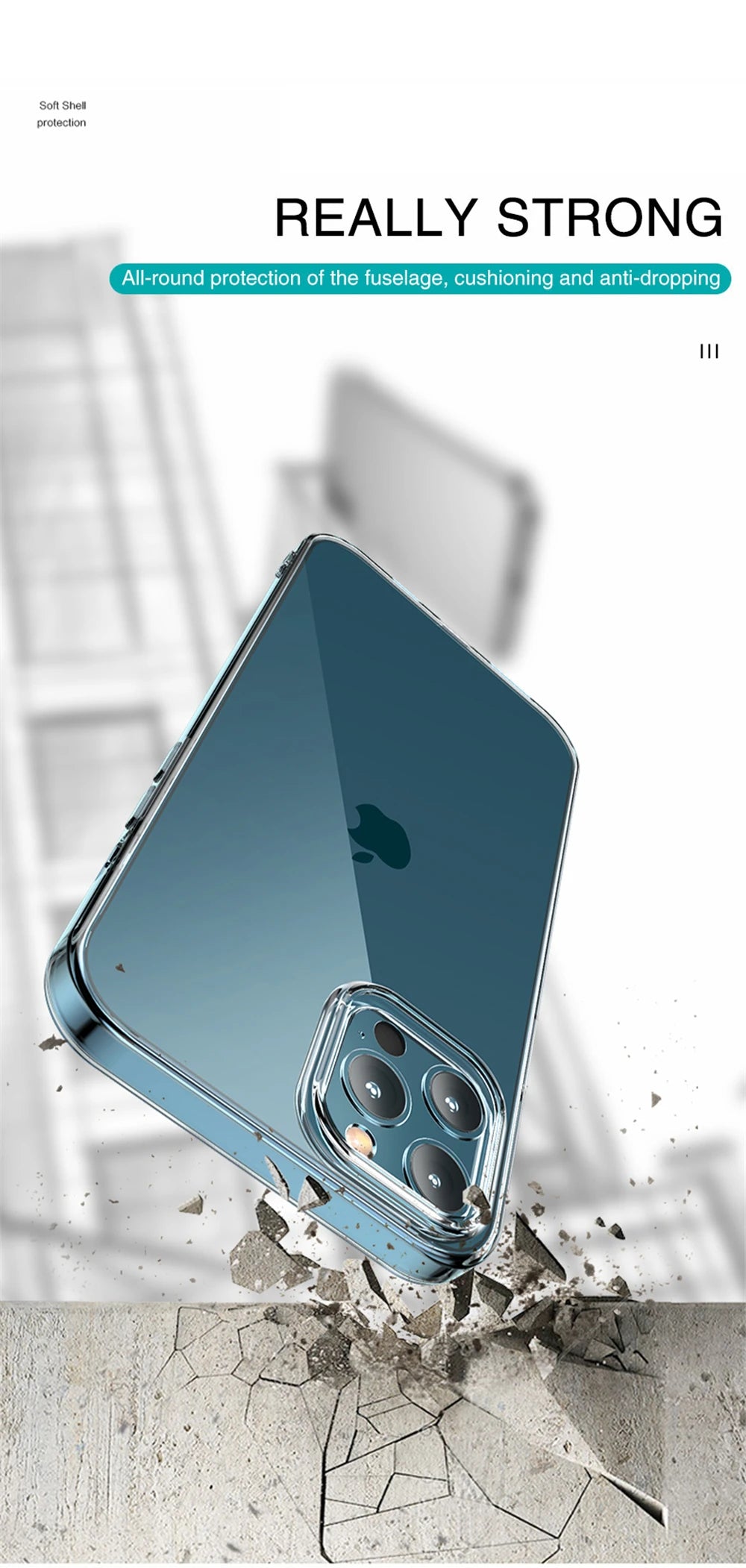 Clear Phone Case For iPhone 11 12 13 14 15 16 Pro Max Case Silicone Soft Cover For iPhone 13 Mini X XS Max XR 8 Plus Back Cover
