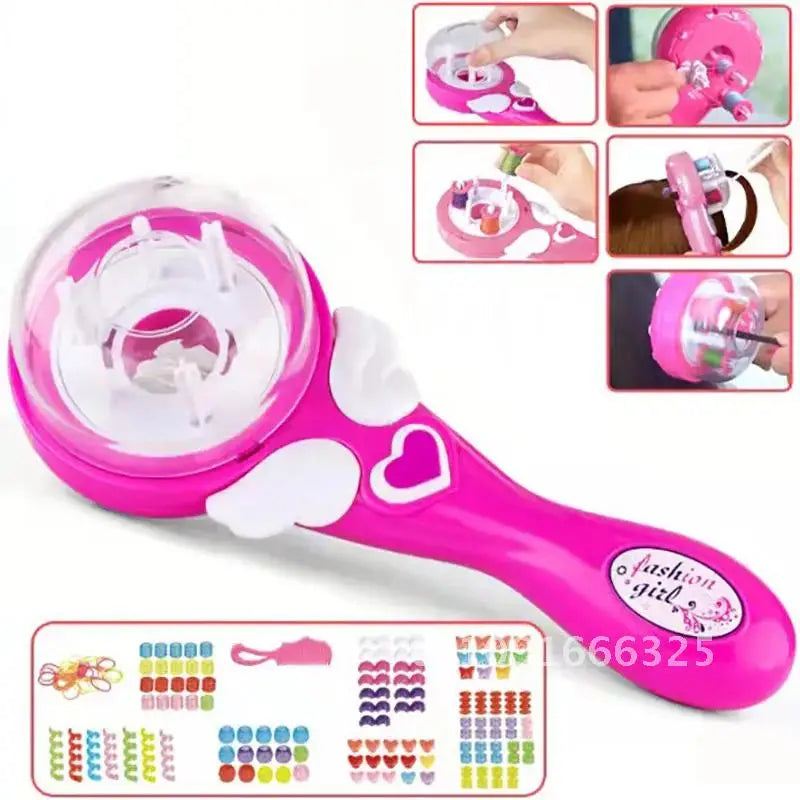 Magical Electric Hair Braider Automatic DIY Hairstyle Braiding Roll Styling Hair Twist Knitting Machine Girls Toys Child Gifts