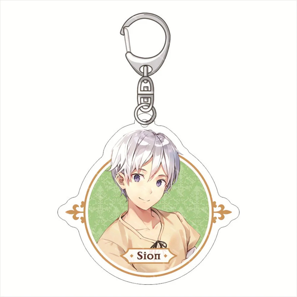 Cartoon Anime The Magical Revolution of the Reincarnated Princess Keychain Doll MagiRevo Acrylic Keyring Pendant for Child Gift