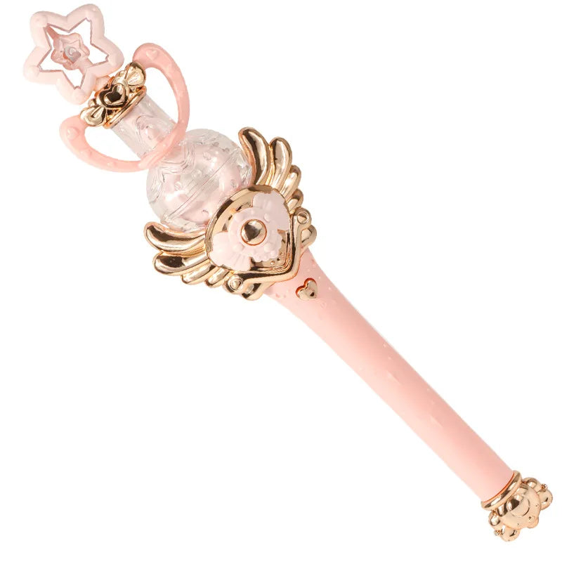 Girl Light Sound Moon Magic Wand Fairy Stick Princess Costume Doll House Party Magic Fairy Stick Electric Toys With Sound Light