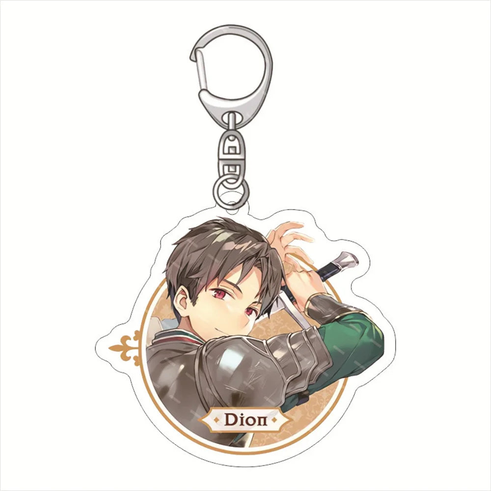Cartoon Anime The Magical Revolution of the Reincarnated Princess Keychain Doll MagiRevo Acrylic Keyring Pendant for Child Gift