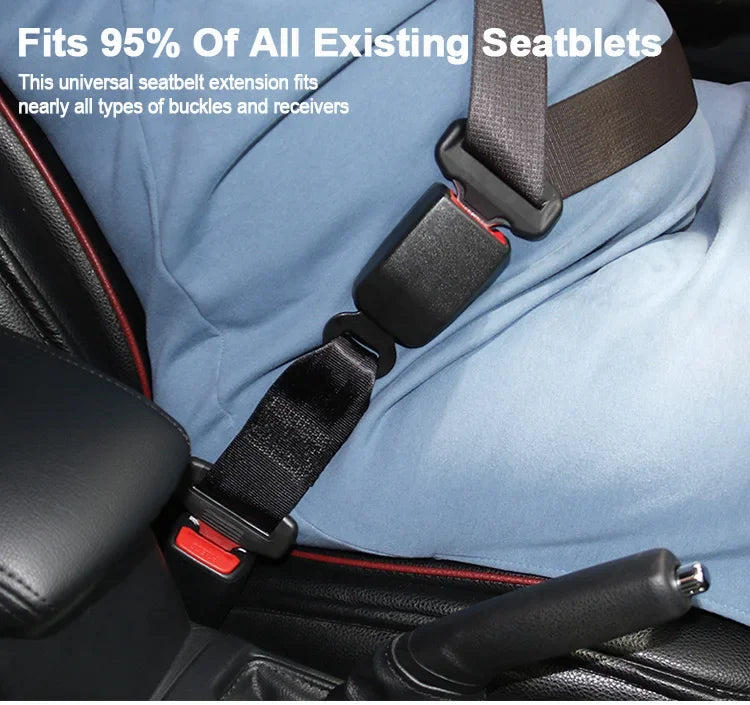 Universal Car Safety Belt, 23CM Seat Belt Extension Plug Buckle Seatbelt Clip Adjustable Extender Child Universal Lengthening