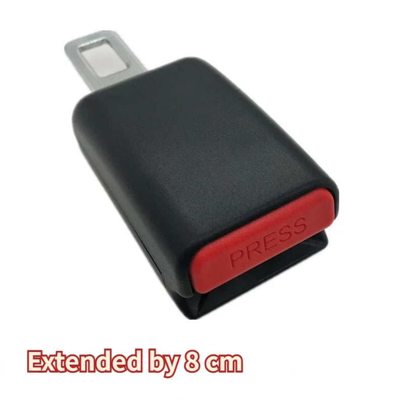 Universal Car Safety Belt, 23CM Seat Belt Extension Plug Buckle Seatbelt Clip Adjustable Extender Child Universal Lengthening
