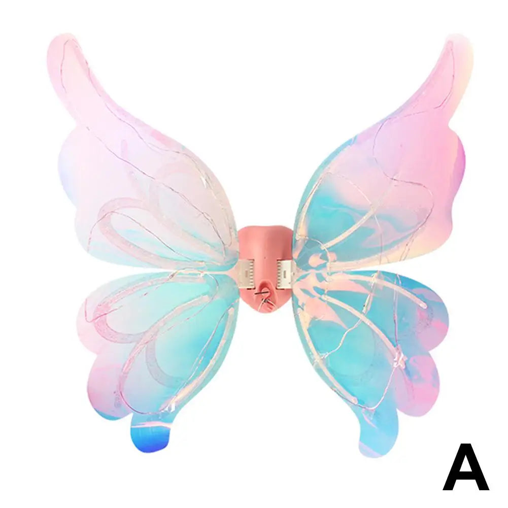 Halloween Children Electric Wings Elf Wings Costume Magic Led Bats Wing Cosplay Dress Up For Kids Cats Dogs Q5e0