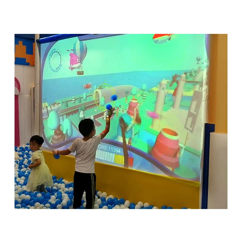 VR Kids Fun Zone AR Magic Ball Interactive Projection Wall Game AR Children Interactive Projector Games