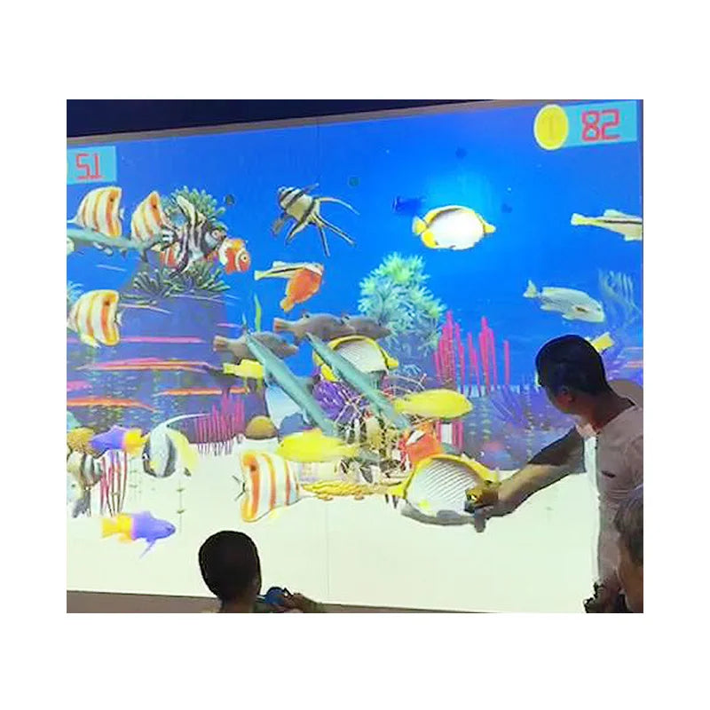 VR Kids Fun Zone AR Magic Ball Interactive Projection Wall Game AR Children Interactive Projector Games