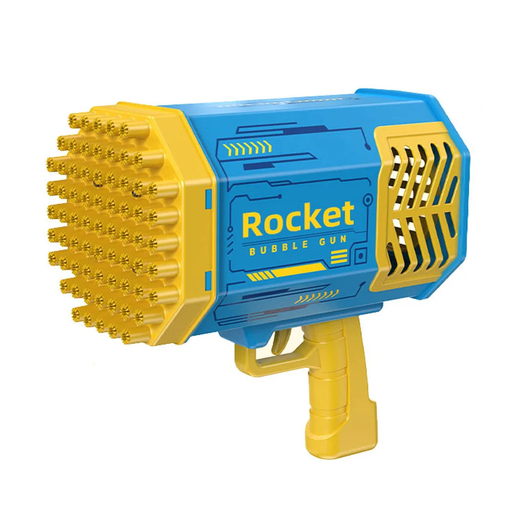 Bubble Gun LED Light Electric Rocket Bubbles Machine Automatic Magic Soap Children Outdoor Toys Wedding Party Kids Pompero Toys