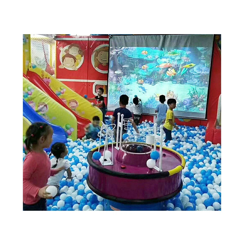 VR Kids Fun Zone AR Magic Ball Interactive Projection Wall Game AR Children Interactive Projector Games
