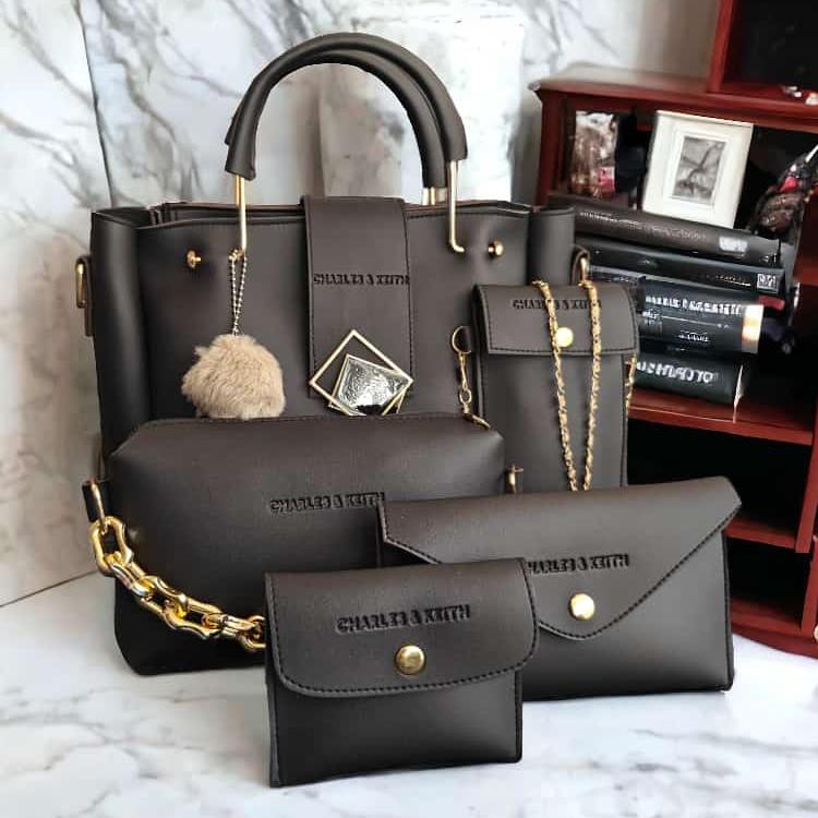 Premium Quality Charles & Keith 5 Pcs Bag - Ishal Design House