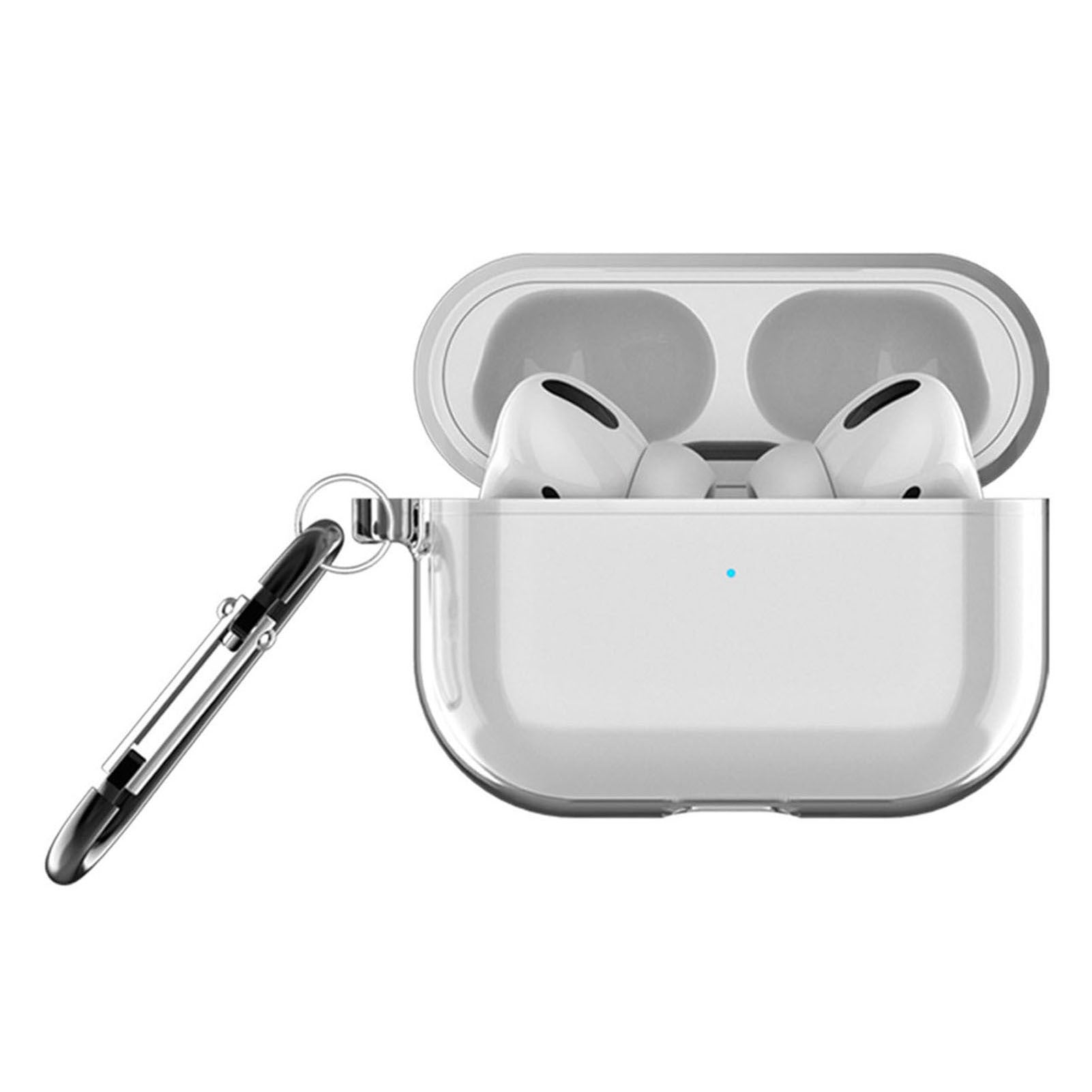 Transparent Earbuds Case Shockproof Dustproof Transparent Earbuds Protective Case Cover for IOS Earbuds Pro