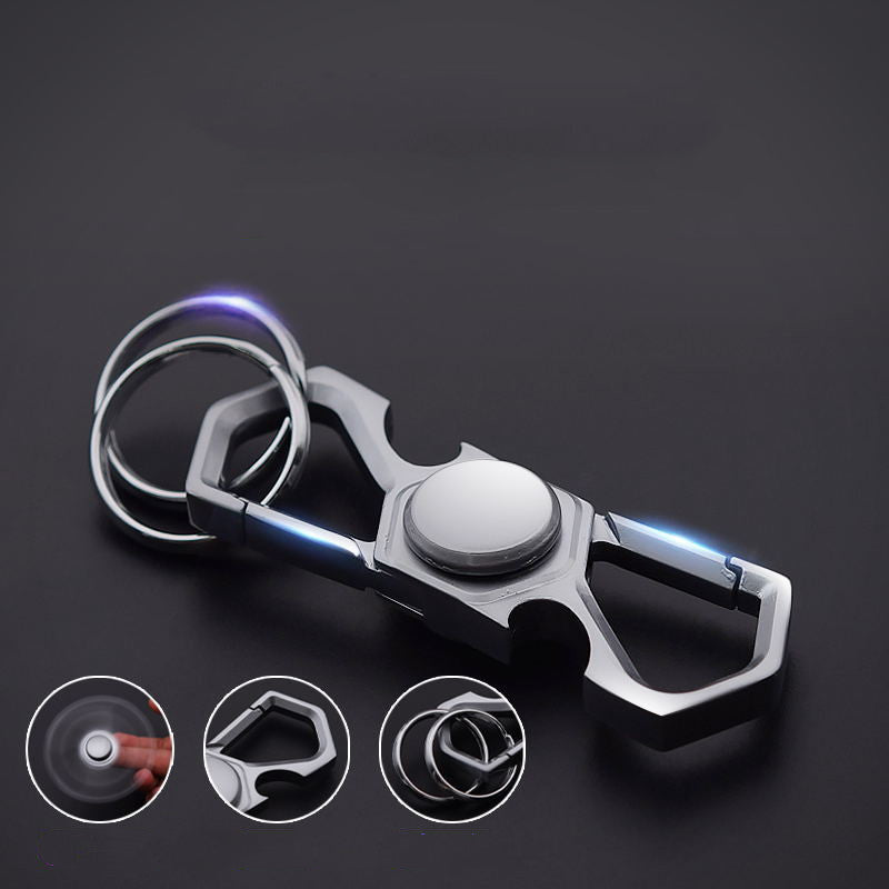 Mens Fashion Casual Zinc Alloy Car Keychain