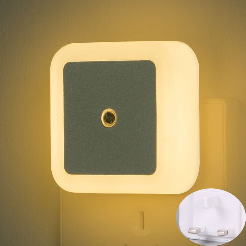 LED Square Intelligent Light Control Induction Plug