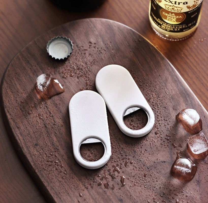 Stainless steel magnetic beer opener safe can opener