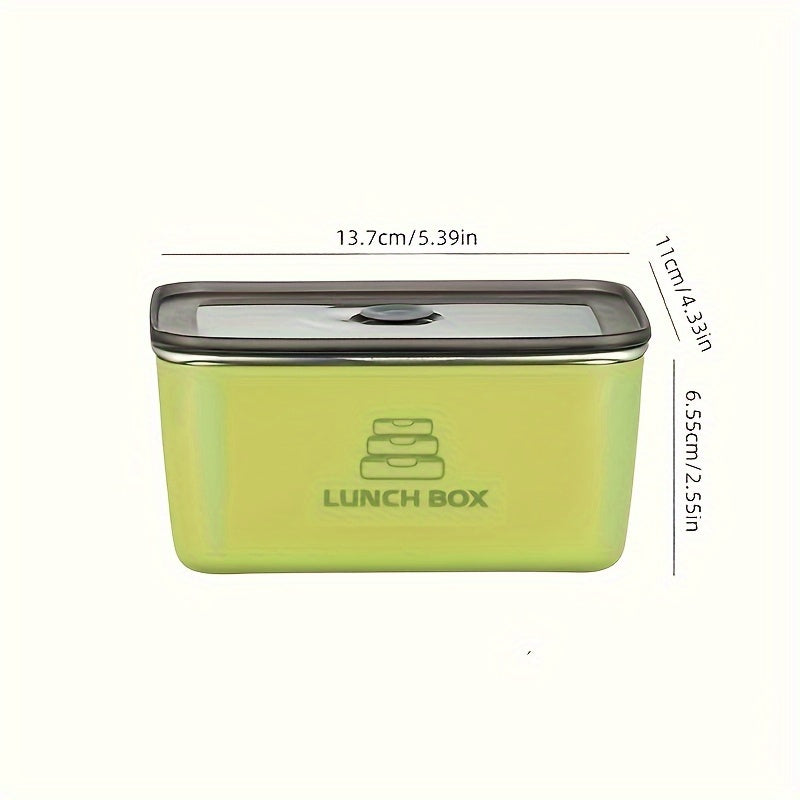 Stainless Steel Lunch Box Set with Lids - Double-Layer, Leakproof & Stackable for Meat, Fruits & Veggies - Ideal Kitchen Organizer for Home, Work, Picnics, Camping & School