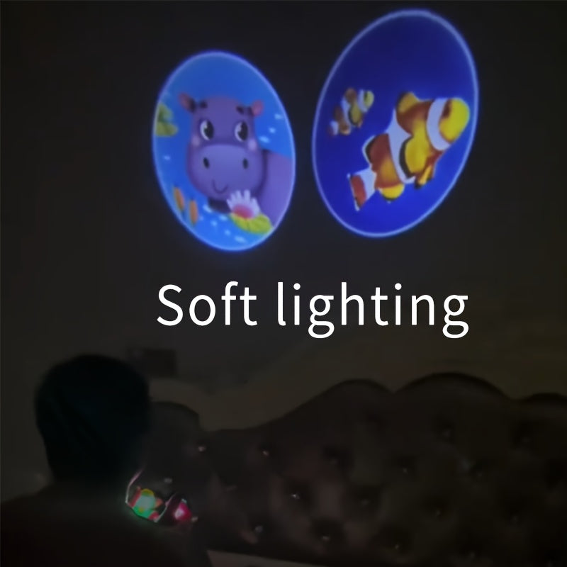 Children's Projection Flashlight, Educational Toy halloween christmas gift