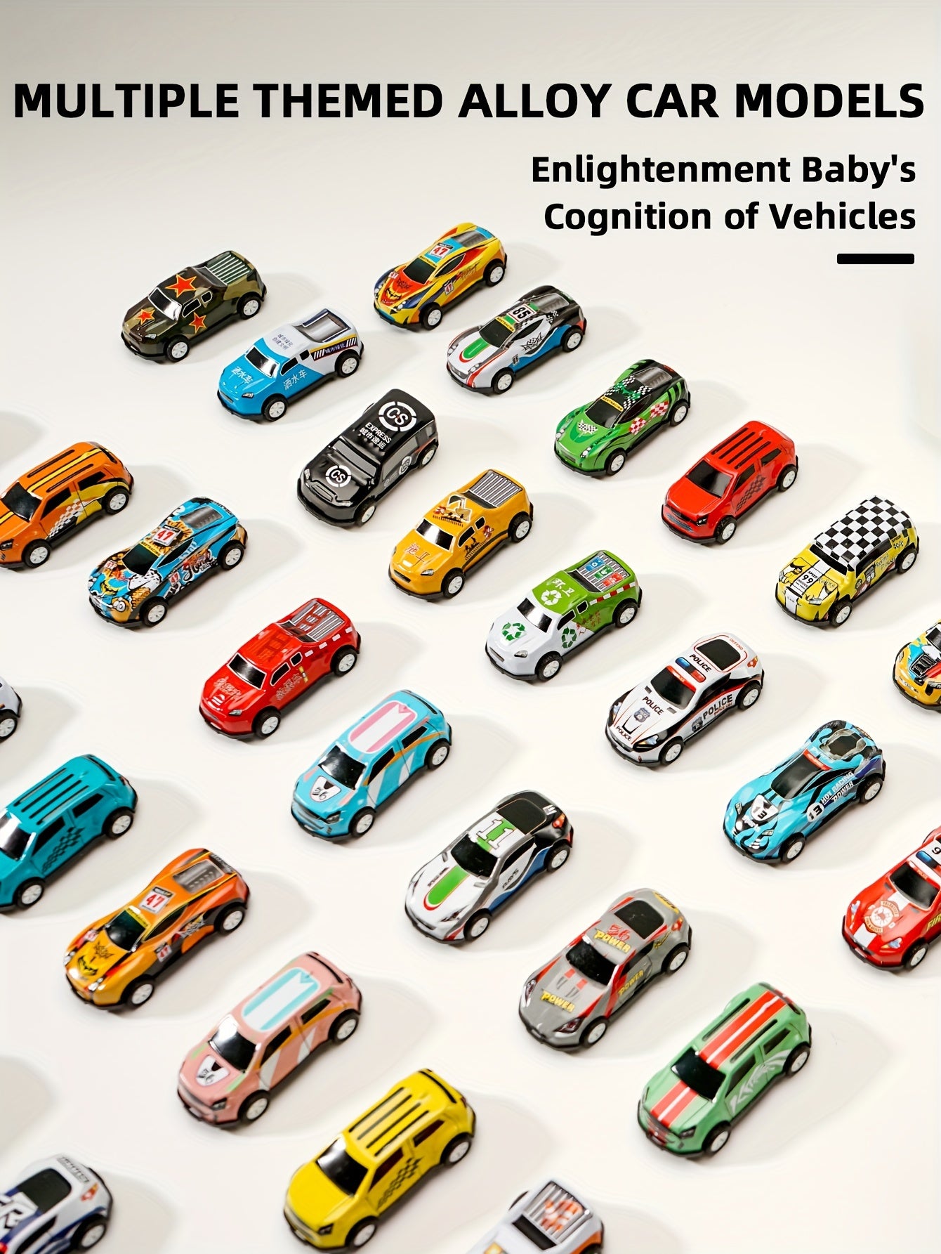 20/30/50pcs Metal Toy Car Set with Ramp Function and Storage Box - Assorted Colors, Ideal Gift for Boys and Girls Ages 3+, Perfect for Birthday, Christmas, Halloween, Thanksgiving