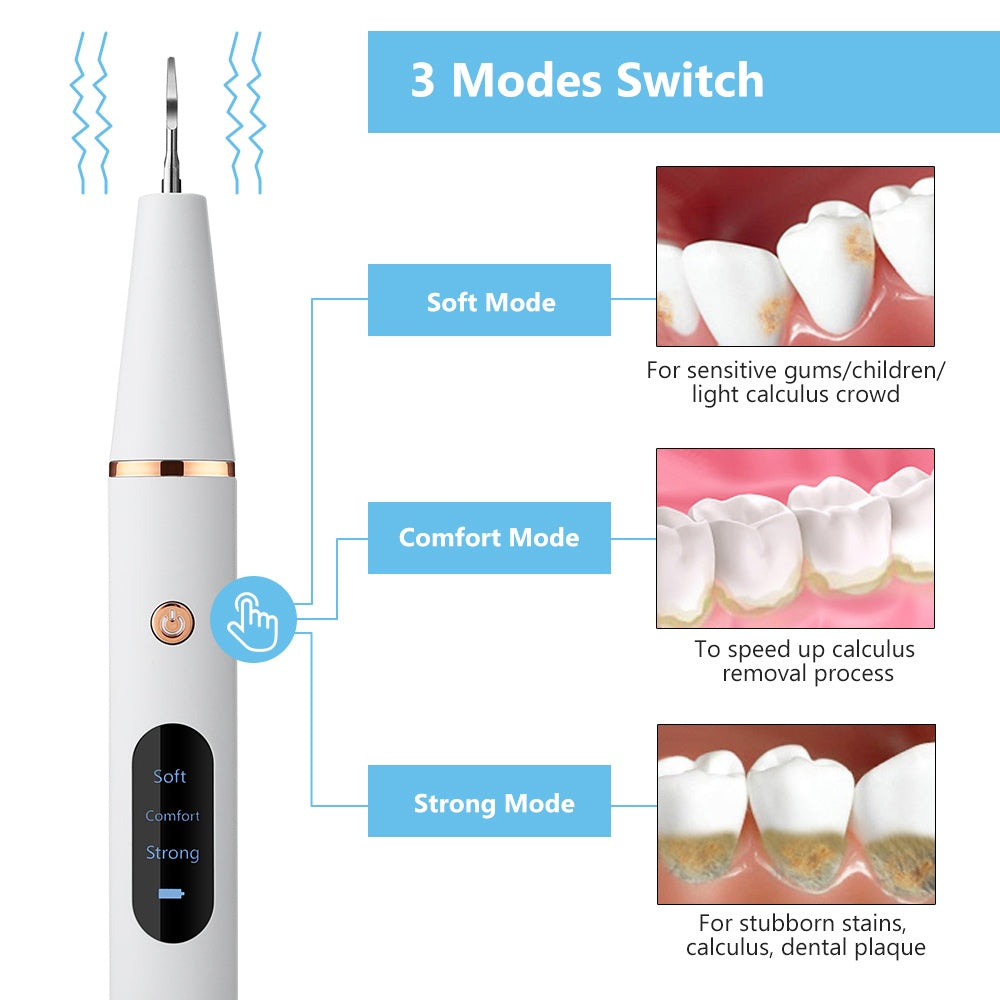 New Ultrasonic Household Dental Calculus Removal Instant Electric Dental Scaler