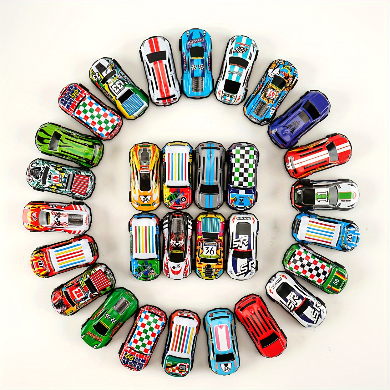 20/30/50pcs Metal Toy Car Set with Ramp Function and Storage Box - Assorted Colors, Ideal Gift for Boys and Girls Ages 3+, Perfect for Birthday, Christmas, Halloween, Thanksgiving