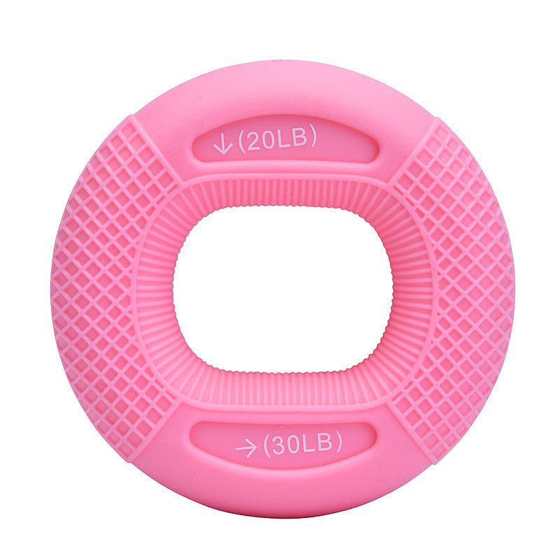Silicone Adjustable Handle 20-80 Pounds Grip Ring Finger Forearm Trainer