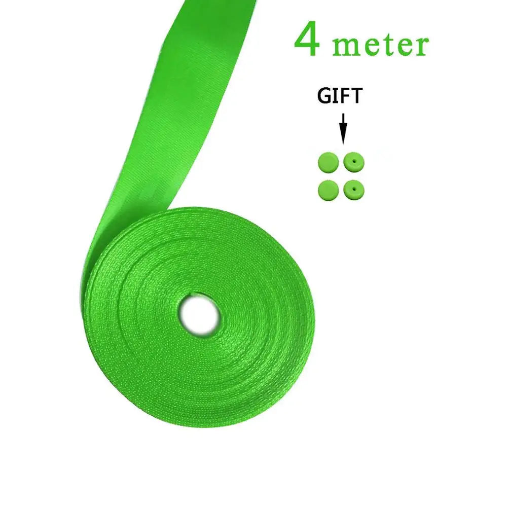 Green 3M-30M Personalized Modification Car Seat Belt Webbing Universal Car Child Safety Belt Car Accessories