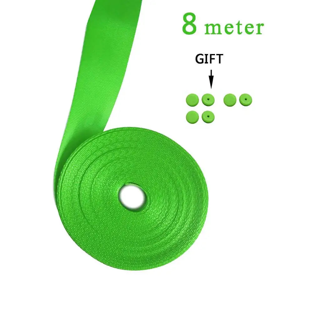 Green 3M-30M Personalized Modification Car Seat Belt Webbing Universal Car Child Safety Belt Car Accessories