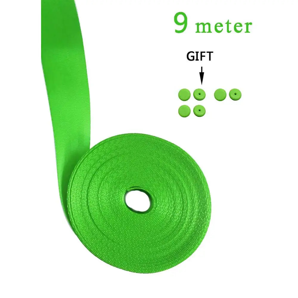 Green 3M-30M Personalized Modification Car Seat Belt Webbing Universal Car Child Safety Belt Car Accessories