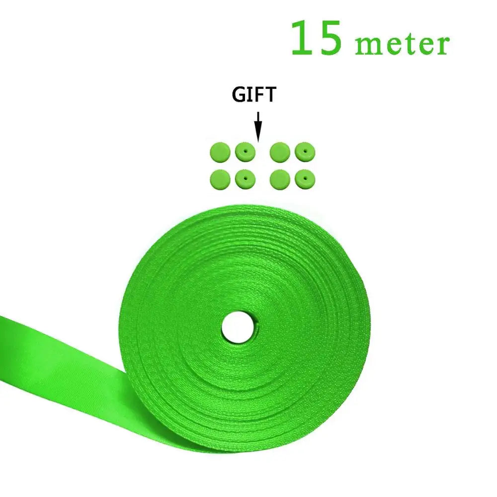 Green 3M-30M Personalized Modification Car Seat Belt Webbing Universal Car Child Safety Belt Car Accessories