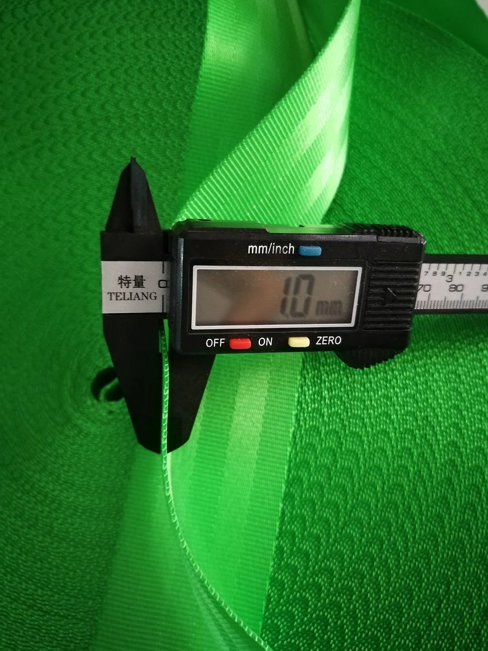 Green 3M-30M Personalized Modification Car Seat Belt Webbing Universal Car Child Safety Belt Car Accessories