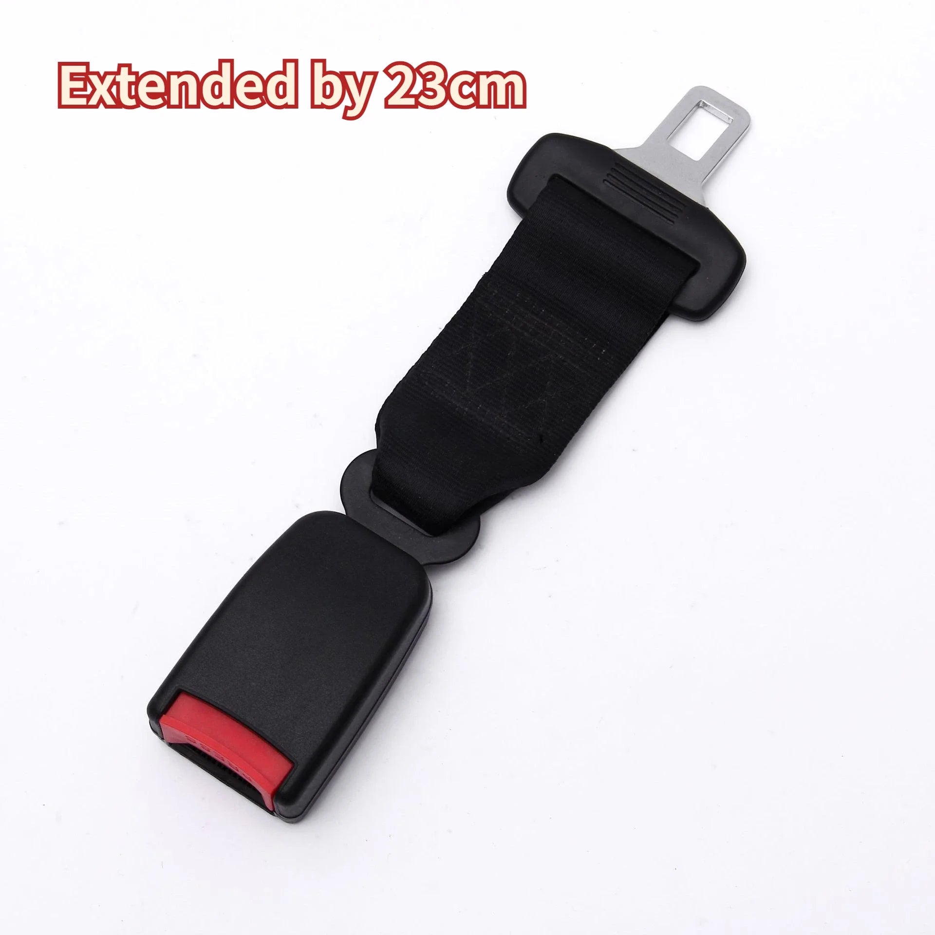 Universal Car Safety Belt, 23CM Seat Belt Extension Plug Buckle Seatbelt Clip Adjustable Extender Child Universal Lengthening