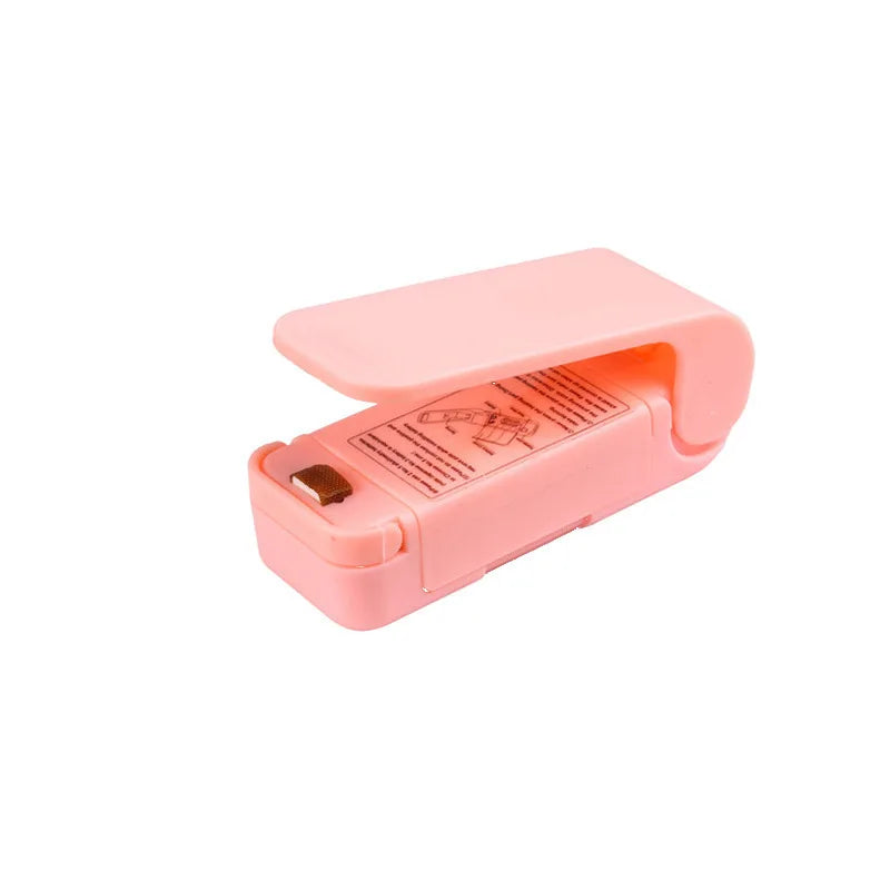 Heat Machine Manual Closure Clip Soldering Portable Mini Thermal Iron for Packages Vacuum Sealer Plastic Close Bag Food Saver