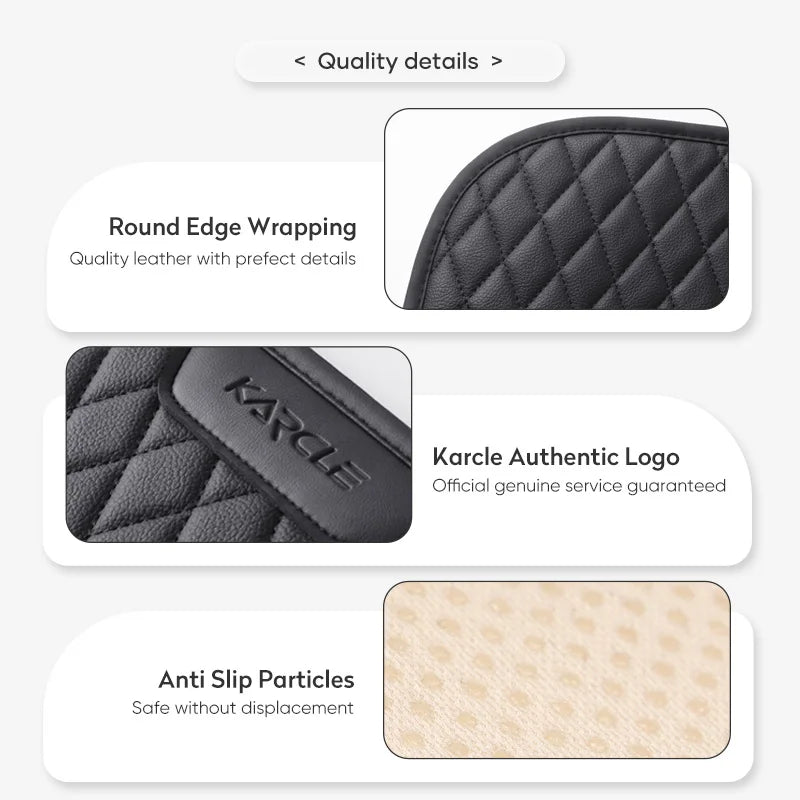 Car Seat Cover Safety Protector Pad for Kids Baby Girls Back Seat Cushion PU Leather Protective Mat With Storage Net Accessories