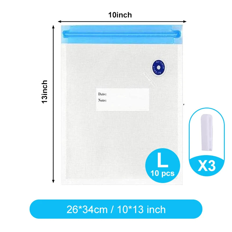 Handheld Food Vacuum Pump Electric Vacuum Sealer Reusable Vacuum Fresh-Keeping Food Storage Bags Portable Charging Kitchen Tools