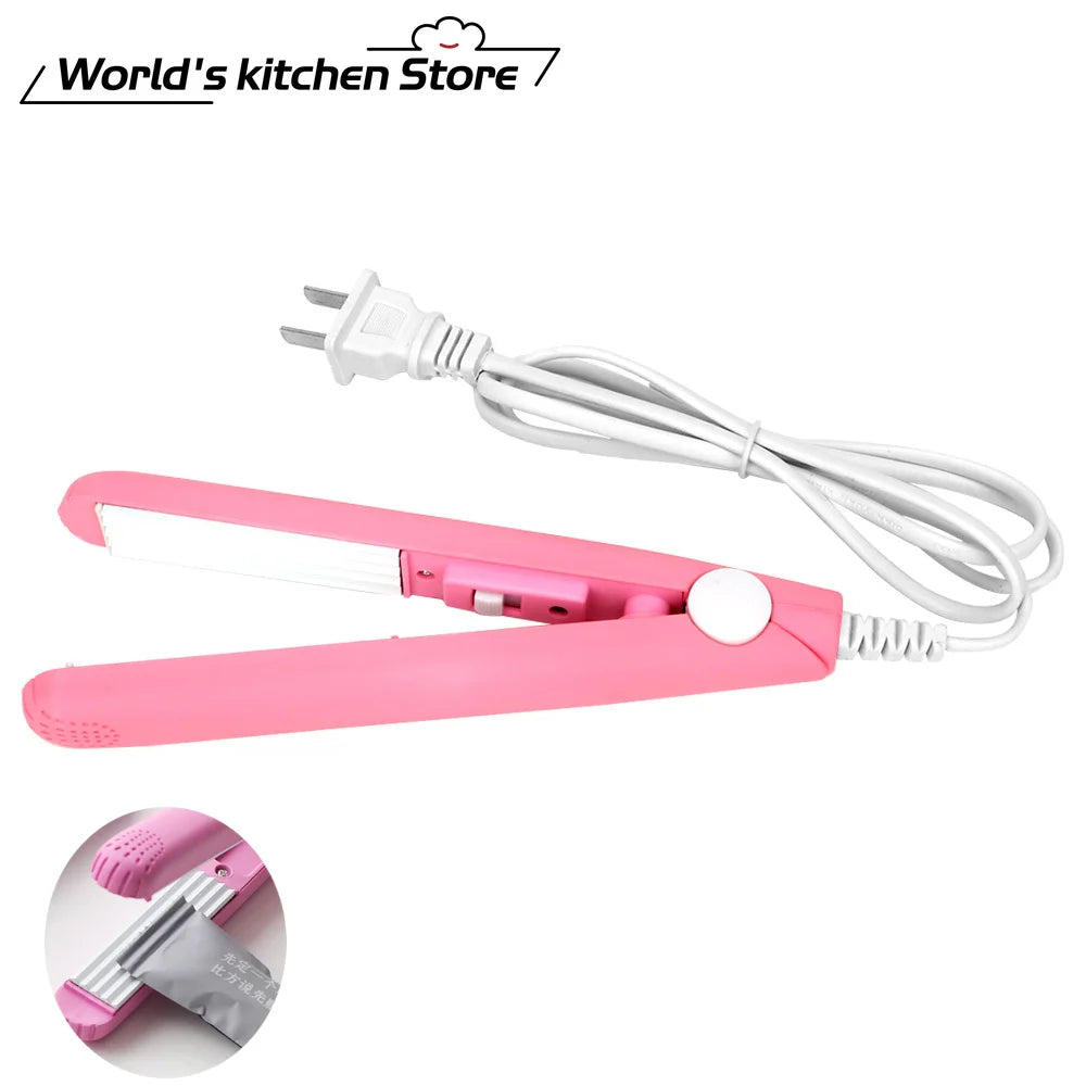 Mini Portable Heat Sealing Machine Food Vacuum Sealer Seal Packing Plastic Impulse  Household Bag Clips Handheld