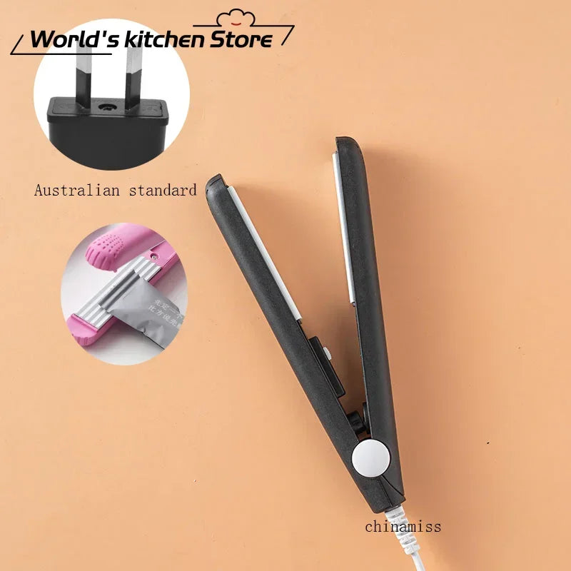 Mini Portable Heat Sealing Machine Food Vacuum Sealer Seal Packing Plastic Impulse Sealer Household Bag Clips Handheld bagsealer