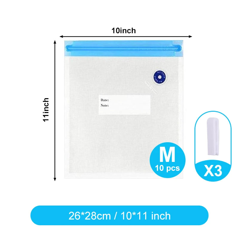 Handheld Food Vacuum Pump Electric Vacuum Sealer Reusable Vacuum Fresh-Keeping Food Storage Bags Portable Charging Kitchen Tools