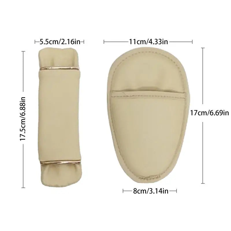 Kids Seat Belt Protector Set Shoulder Pads Soft Safety Belt Strap Pads With Crotch Pad Cute Seat Belt Cushion For Stroller &