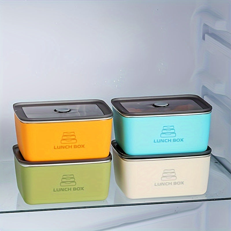 Stainless Steel Lunch Box Set with Lids - Double-Layer, Leakproof & Stackable for Meat, Fruits & Veggies - Ideal Kitchen Organizer for Home, Work, Picnics, Camping & School