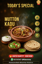 Special Mutton Kadu — صحت مند گھریلو ڈنر